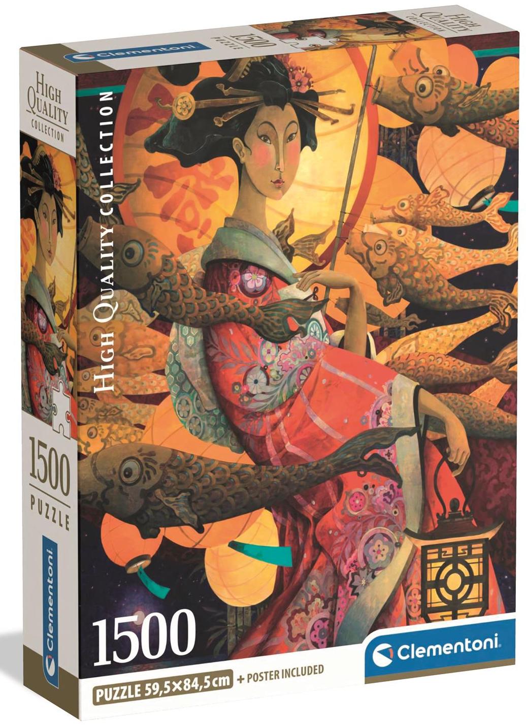 Galchutt: Kimono og koi-karper, 1500 brikker