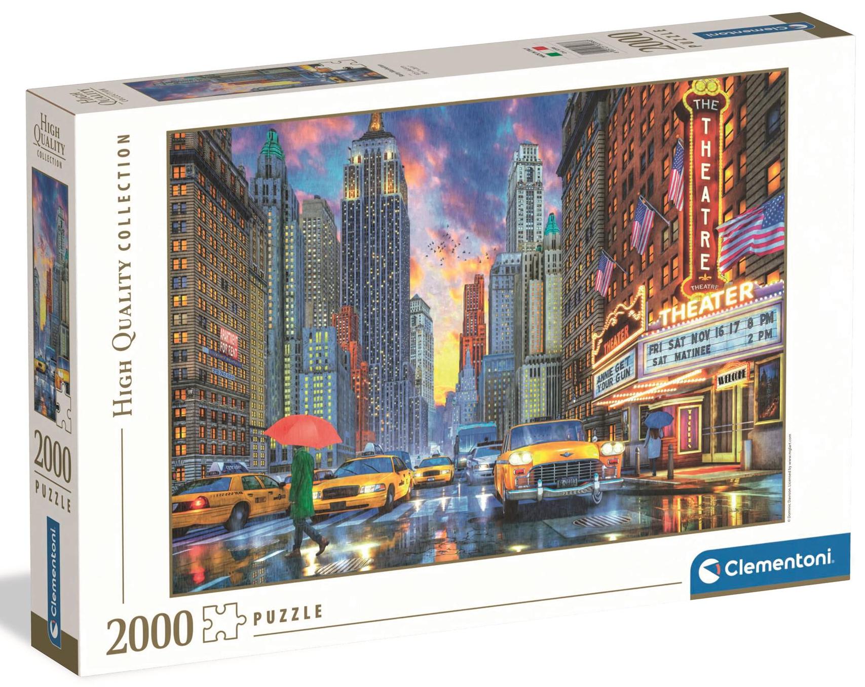 Davison: Manhattan i regnvejr, 2000 brikker