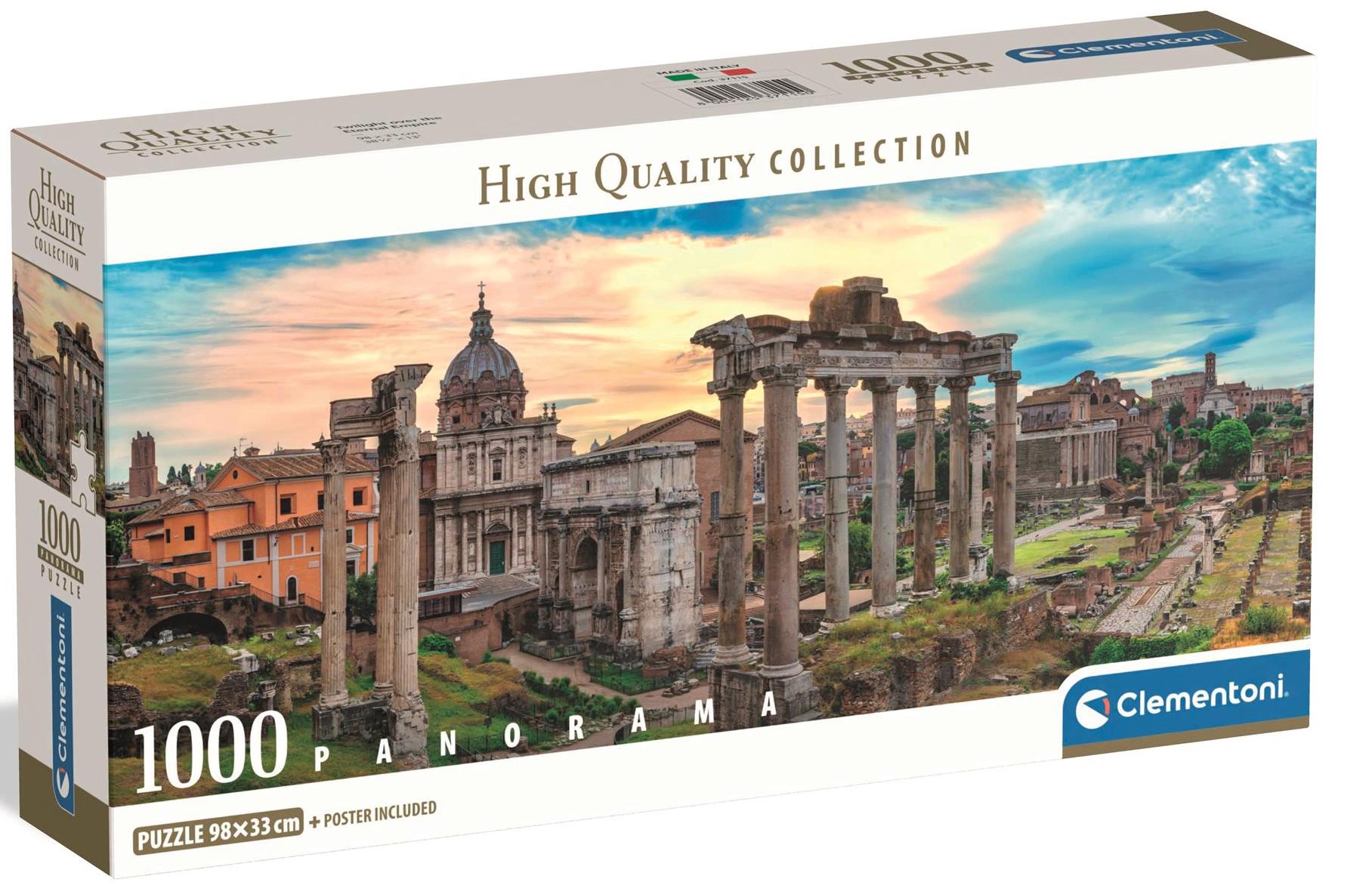 Rom: Forum Romanum - Panorama, 1000 brikker