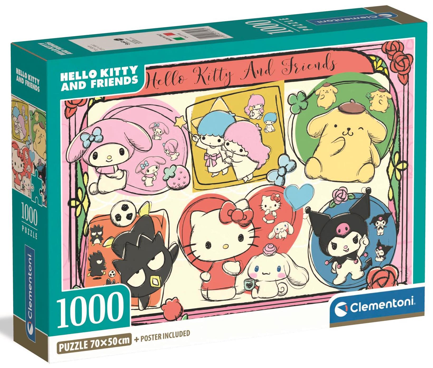 Hello Kitty: Gode venner, 1000 brikker