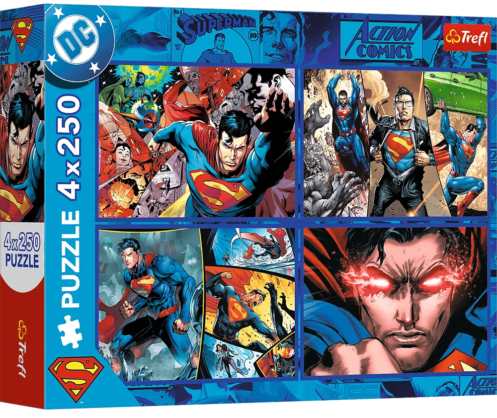 DC: Superman, 4x250 brikker