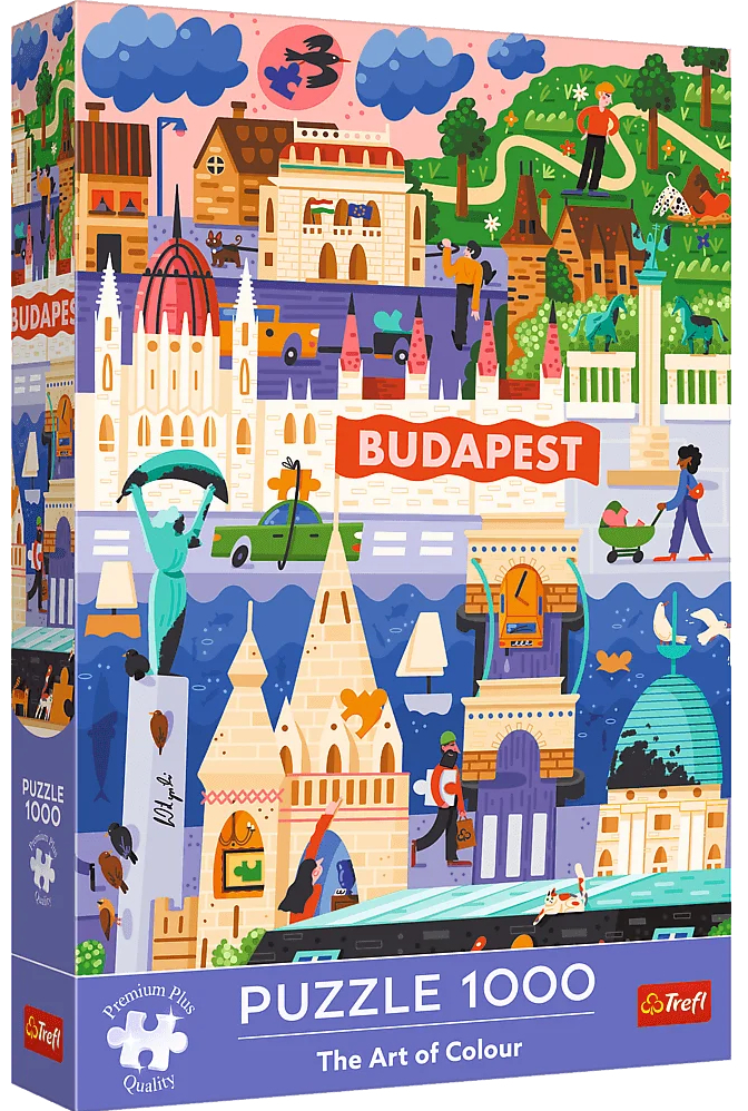 Farverige steder: Budapest - Ungarn, 1000 brikker
