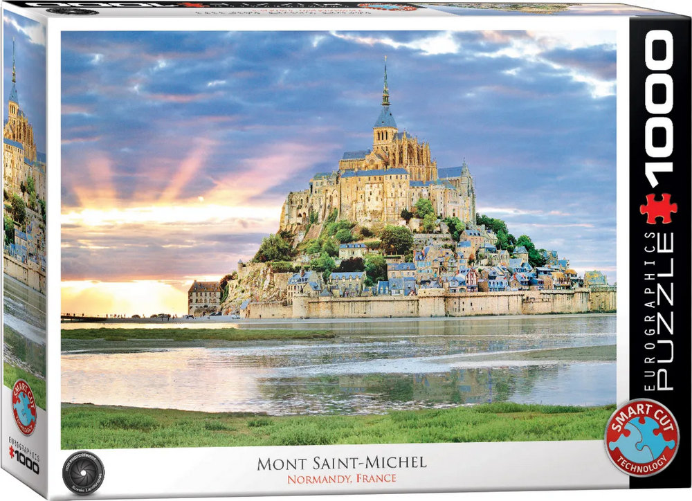 Frankrig: Mont Saint-Michel, 1000 brikker