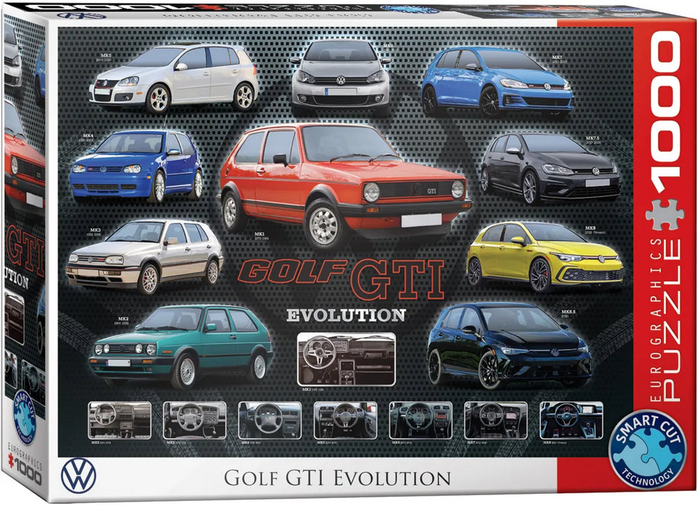 VW: Golf GTI igennem tiderne, 1000 brikker