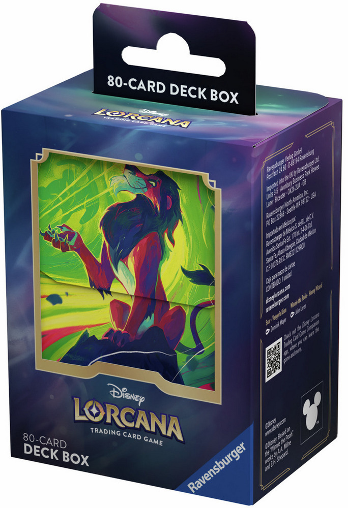Disney Lorcana: Azurite Sea (Set 6) - Scar - Deck Case