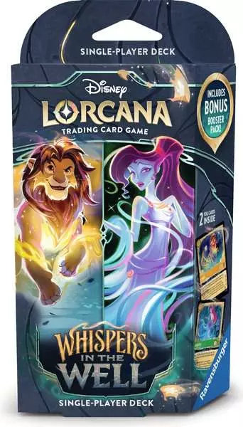 Disney Lorcana: Whispers In The Well (Set 10) - Amber & Emerald - Starter Deck