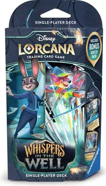 Disney Lorcana: Whispers In The Well (Set 10) - Sapphire & Steel - Starter Deck