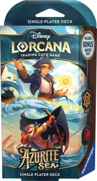 Disney Lorcana: Azurite Sea (Set 6) - Amber & Ruby - Starter Deck