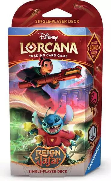 Disney Lorcana: Reign of Jafar (Set 8) - Ruby & Steel - Starter Deck