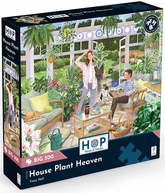 Hall: Stille stund blandt planter, 500 brikker