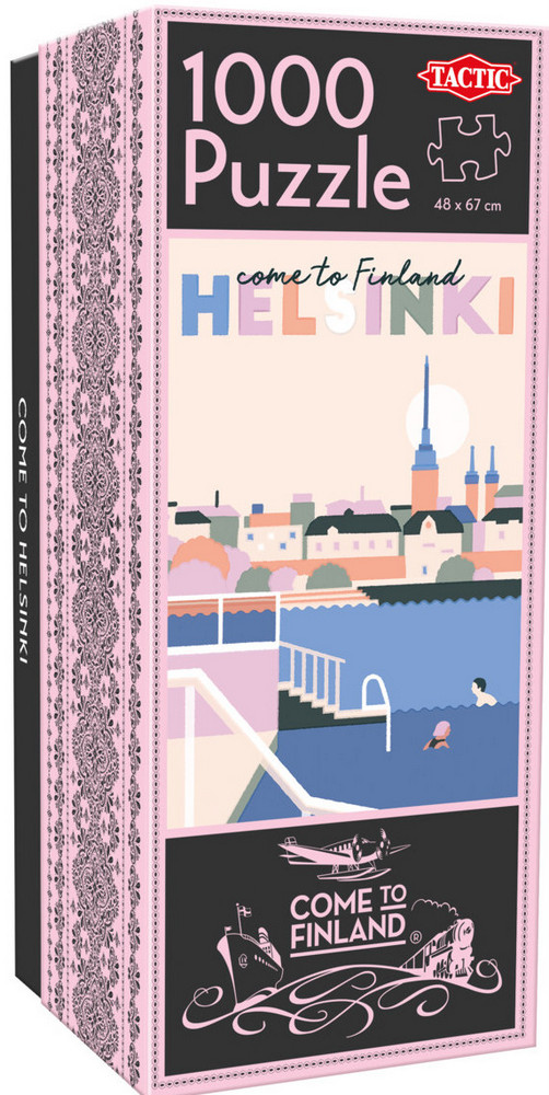 Helsinki set fra vandet, 1000 brikker
