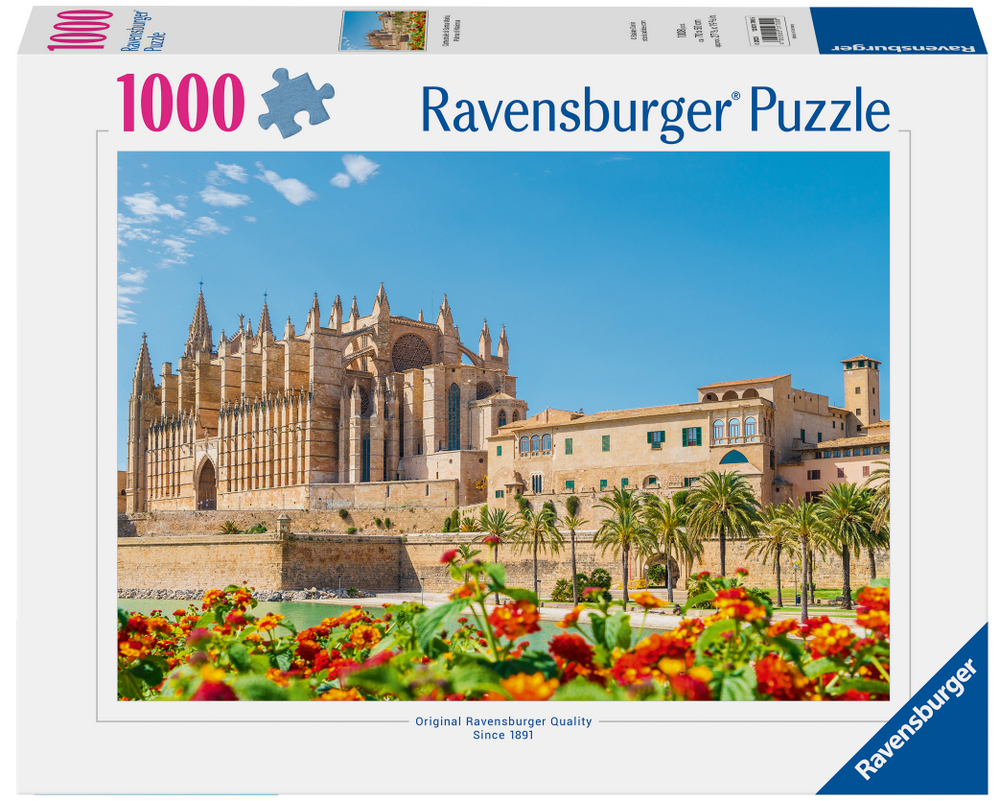 Spanien: Katedralen i Palma de Mallorca, 1000 brikker