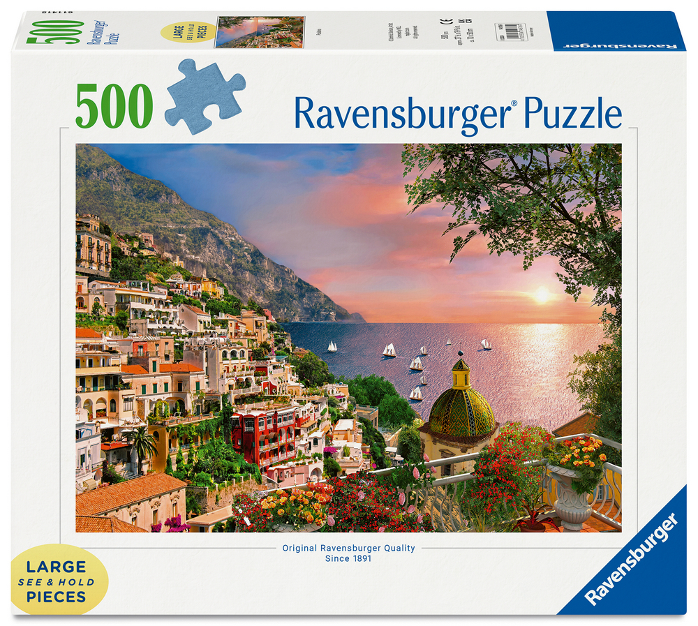 Italien: Positano, 500 brikker