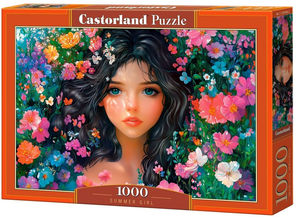 Blomstrende ansigt, 1000 brikker