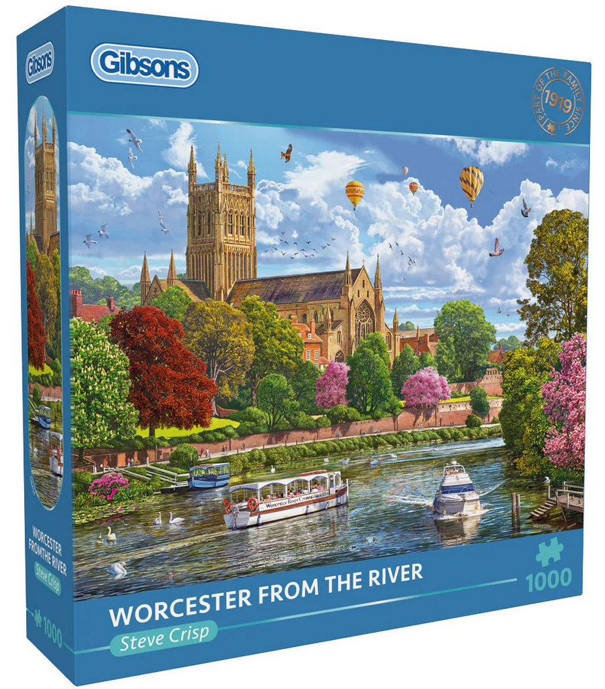 Crisp: Worcester set fra flodbredden, 1000 brikker