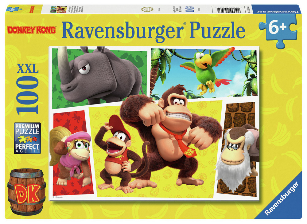 Ravensburger Puslespil - Nintendo: Donkey Kong, 100 brikker