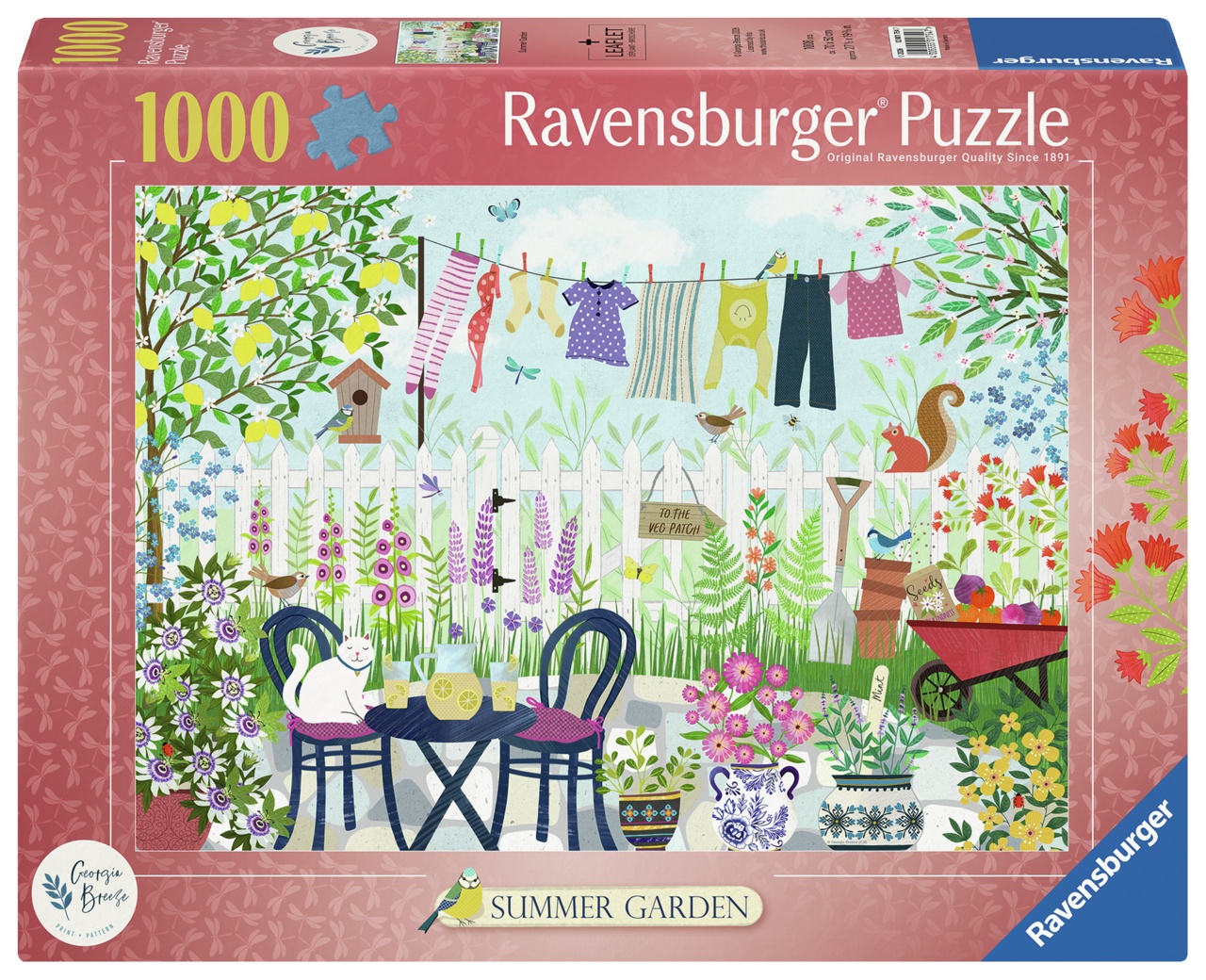 Ravensburger Puslespil - Hygge ved havebordet, 1000 brikker
