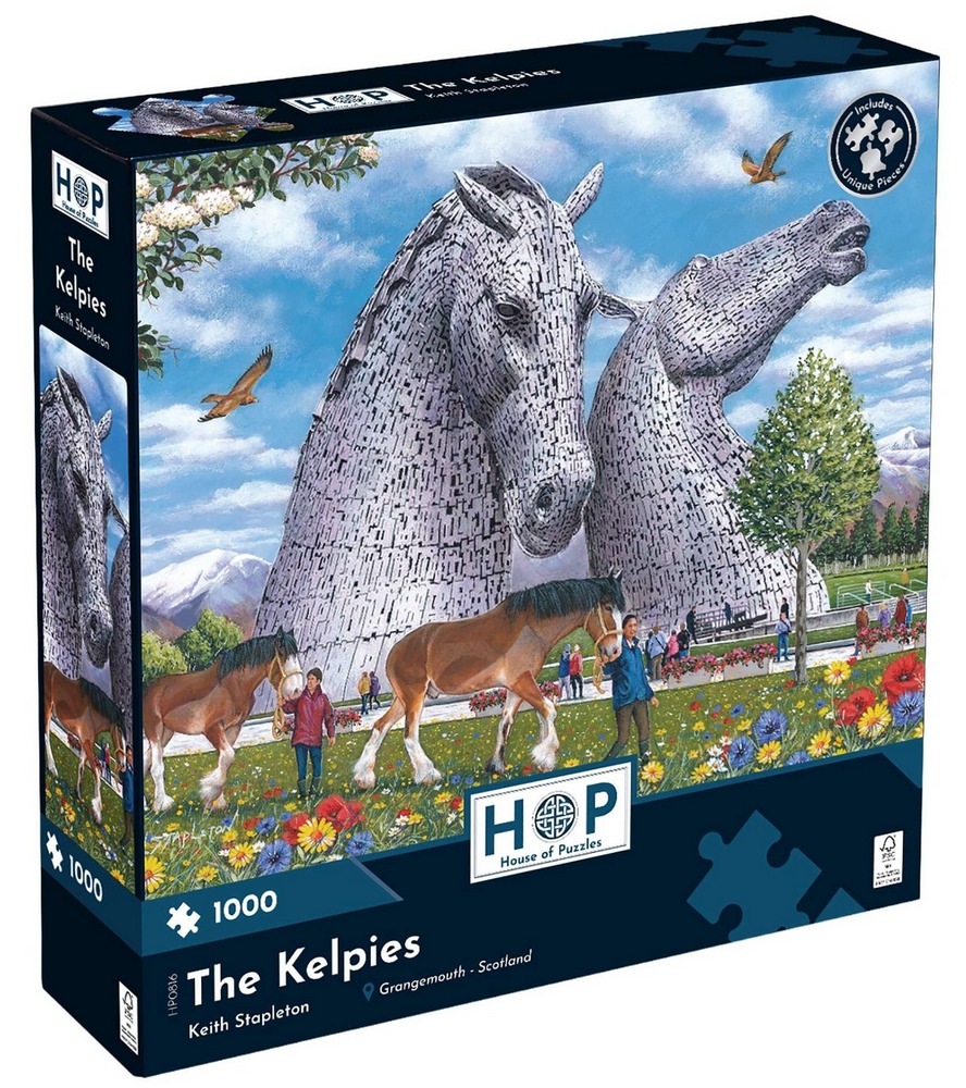 Stapleton: Heste skulpturer, 1000 brikker