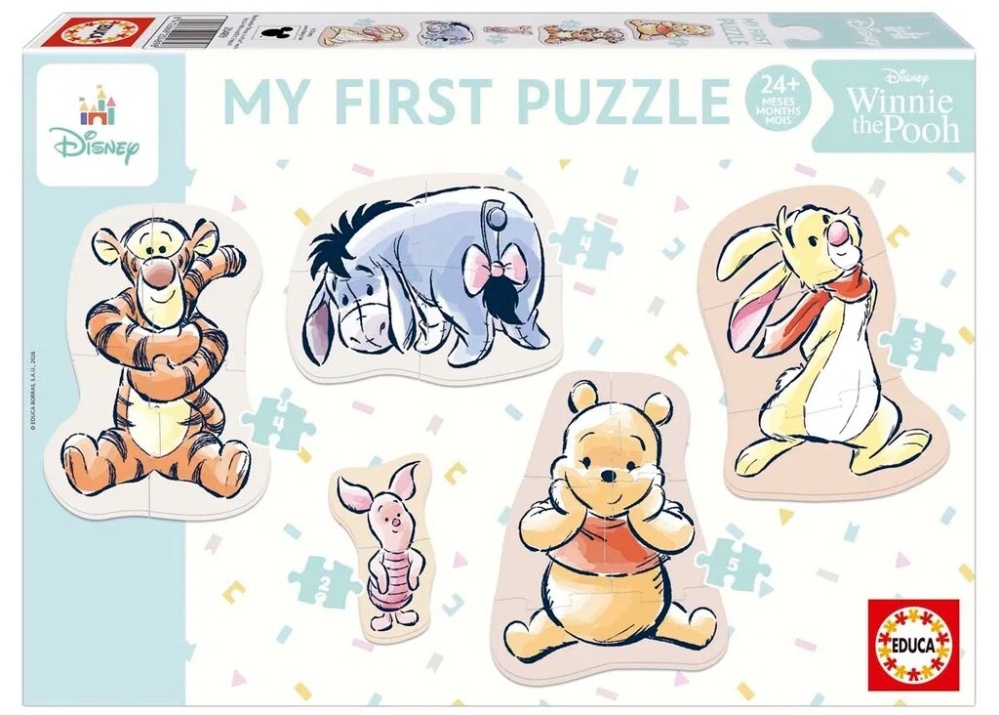 Baby: Disney - Peter Plys, 3 brikker