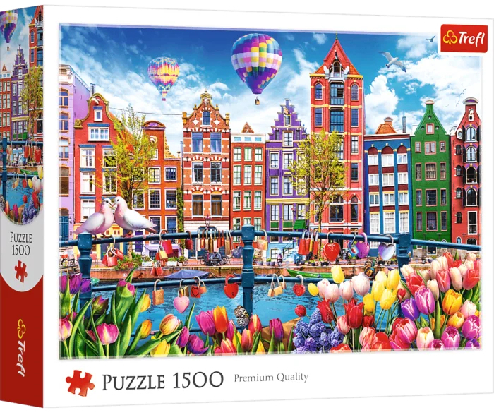 Amsterdam i farver, 1500 brikker