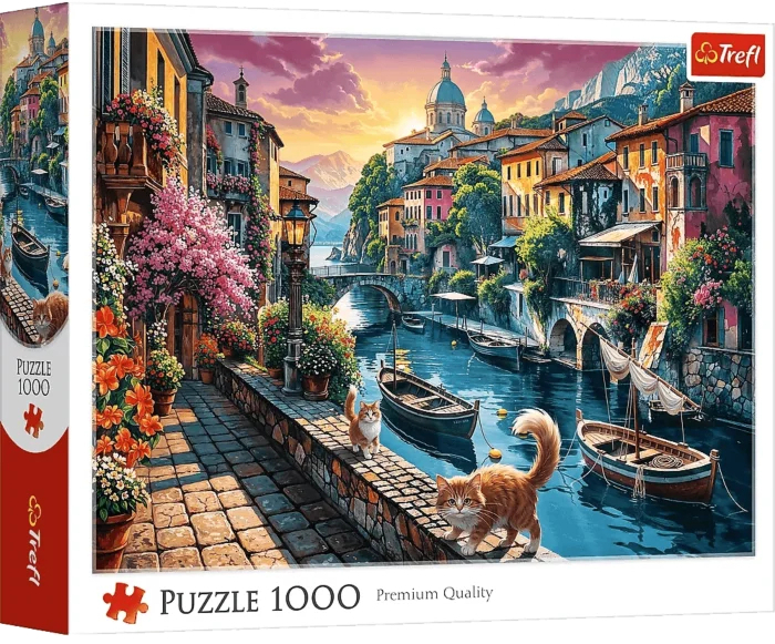 Kattene ved kanalen, 1000 brikker