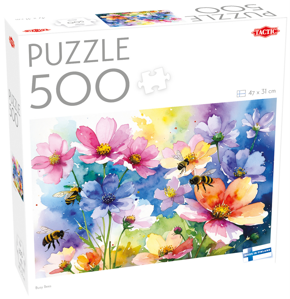 Blomsterengens summen, 500 brikker