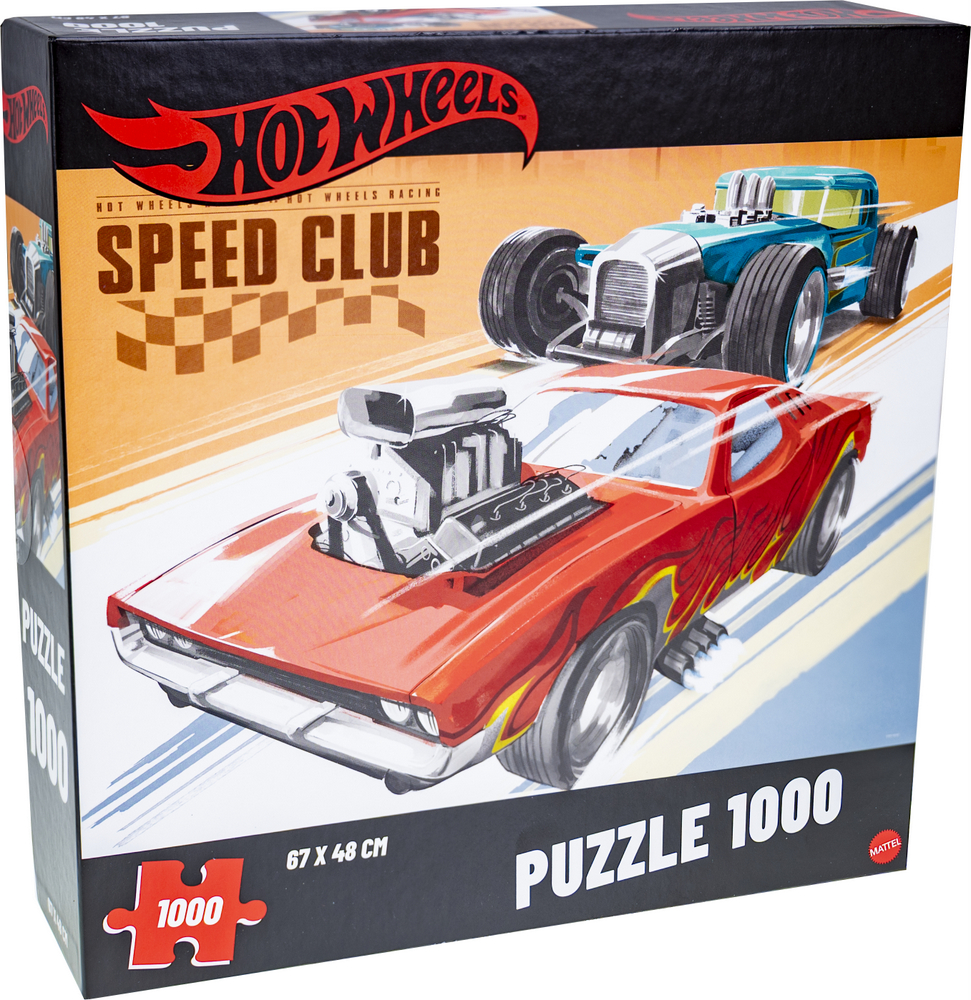 Hot Wheels: Fart på banen, 1000 brikker