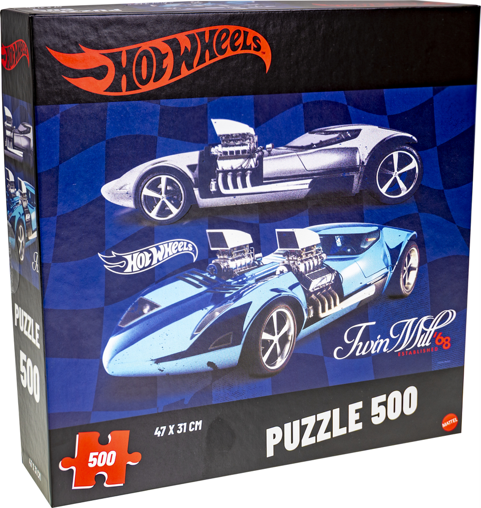 Hot Wheels: Motorbrøl og fart, 500 brikker