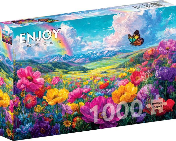 Blomsterengen i bjergene, 1000 brikker
