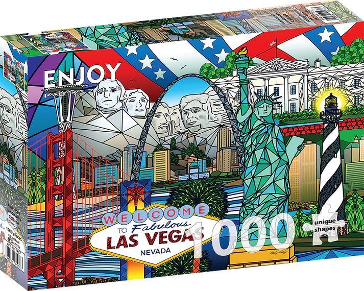 USA: Store seværdigheder, 1000 brikker