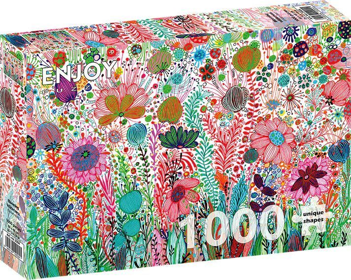 Vildtvoksende blomsteeng, 1000 brikker