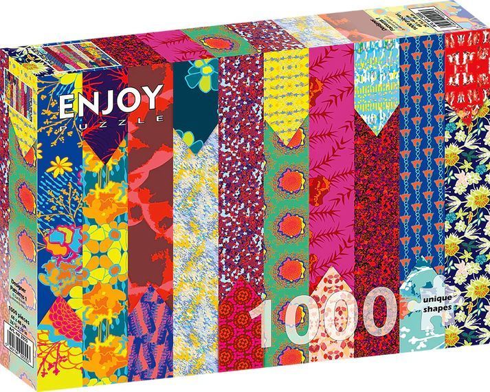 Farverige striber, 1000 brikker