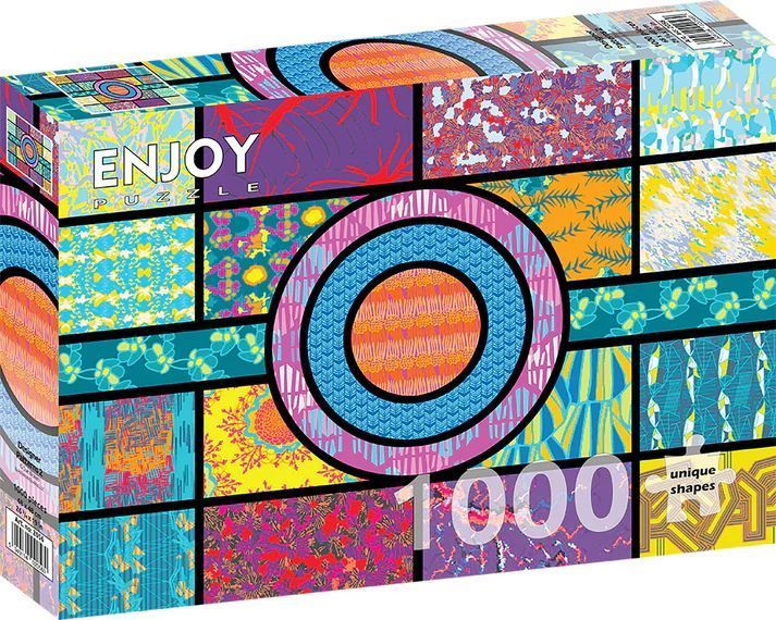 Grafiske mønstre, 1000 brikker