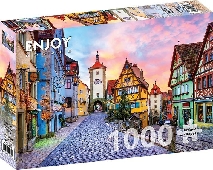 Tyskland: Rothenburg ob der Tauber, 1000 brikker