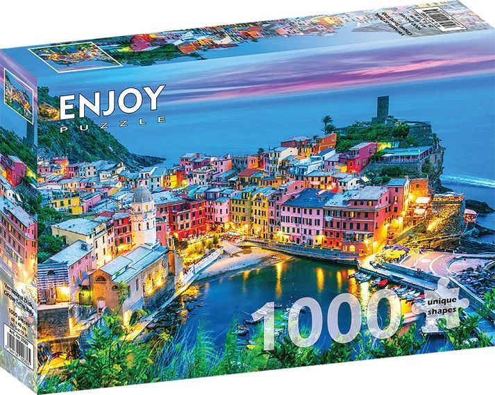 Italien: Cinque Terre - Vernazza, 1000 brikker