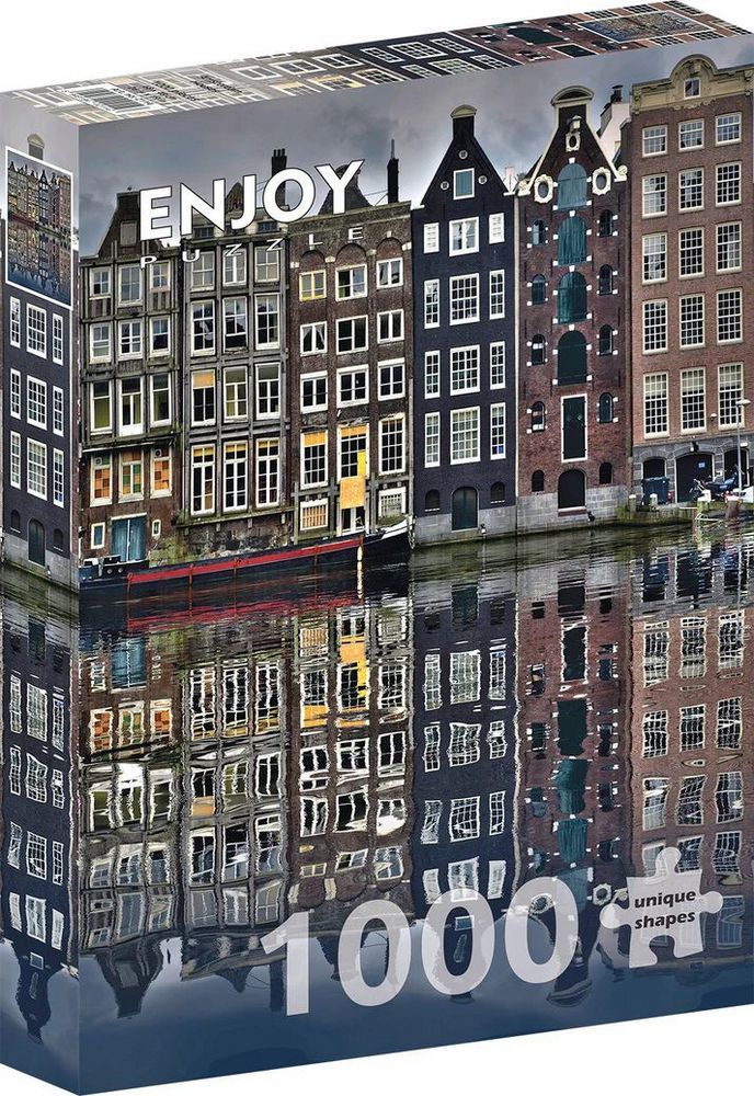 Amsterdam: Refleksioner ved kanalen, 1000 brikker