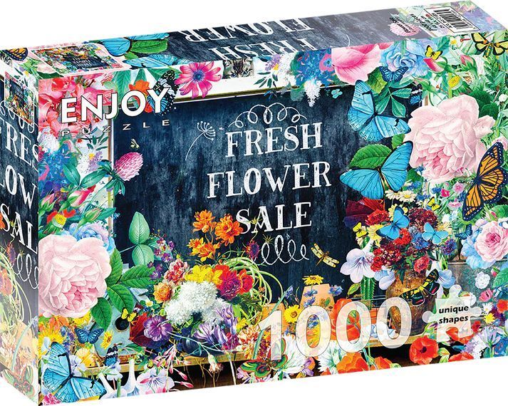 Blomster salget, 1000 brikker