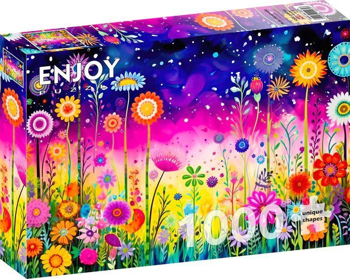 Nattens blomstereng, 1000 brikker