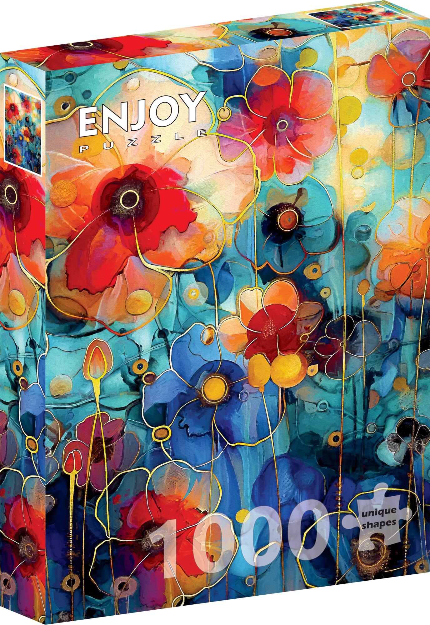 Engen med vilde blomster, 1000 brikker