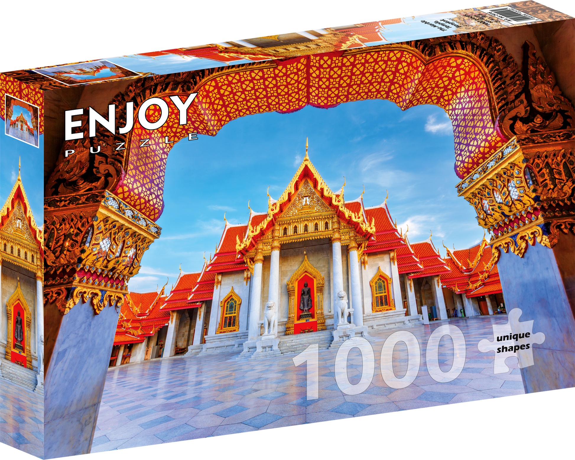 Bangkok: The Marble Temple, 1000 brikker