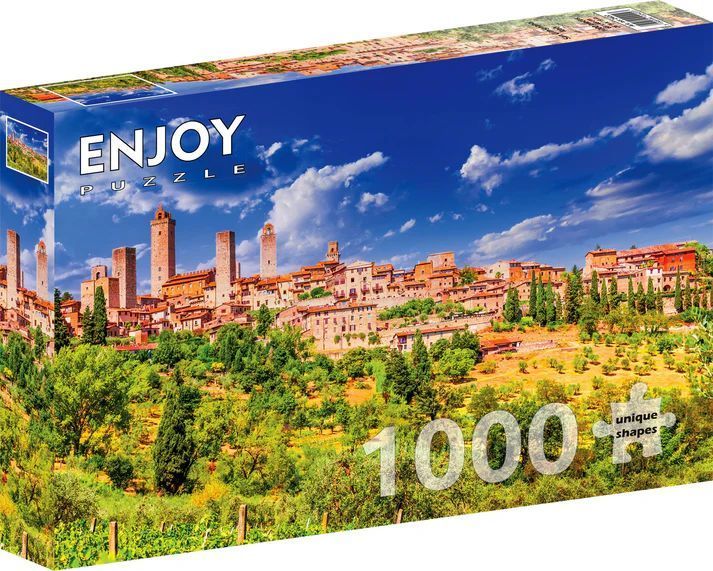 Italien: San Gimignano, 1000 brikker