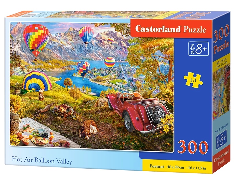 Bonito: Luftballoner over dalen, 300 brikker