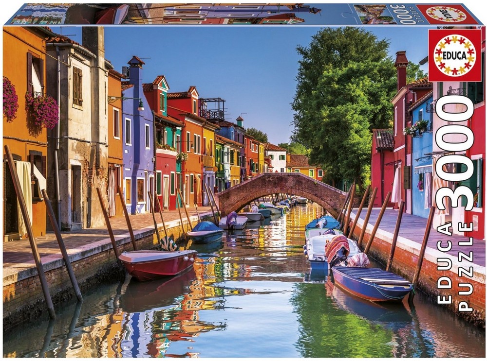 Italien: Burano - Venedig, 3000 brikker