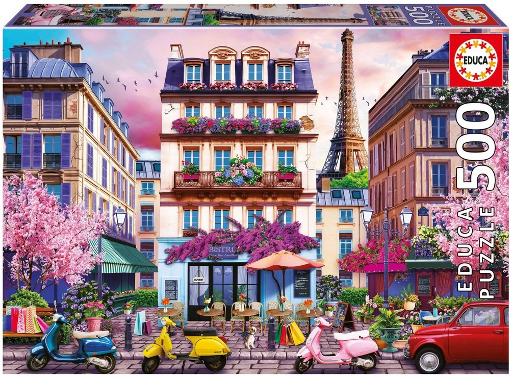 Gadeliv i Paris, 500 brikker
