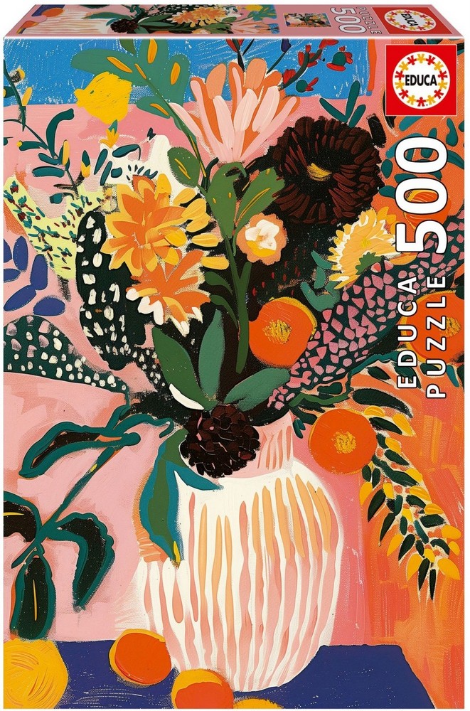 Vasen med vilde blomster, 500 brikker