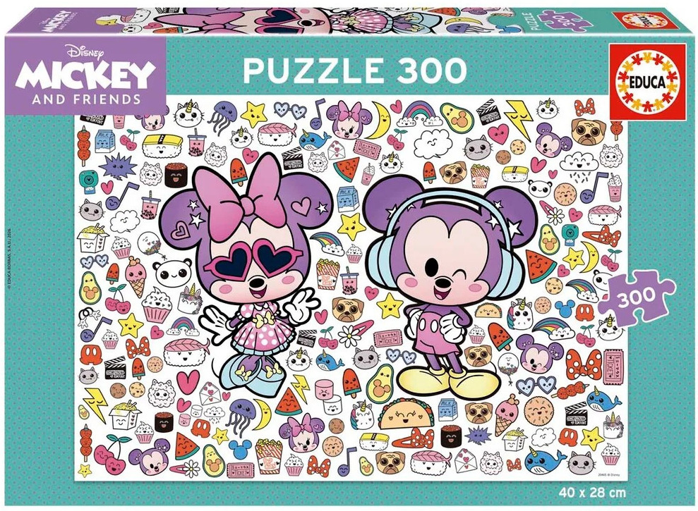 Disney: Mickey og Minnie, 300 brikker