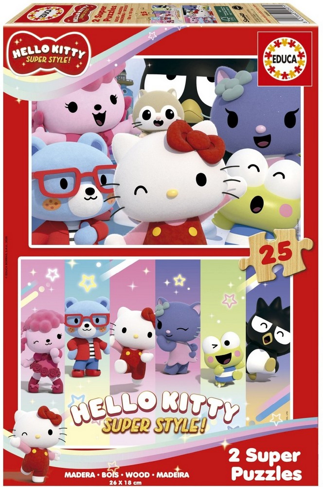 Hello Kitty og venner, 2x25 brikker
