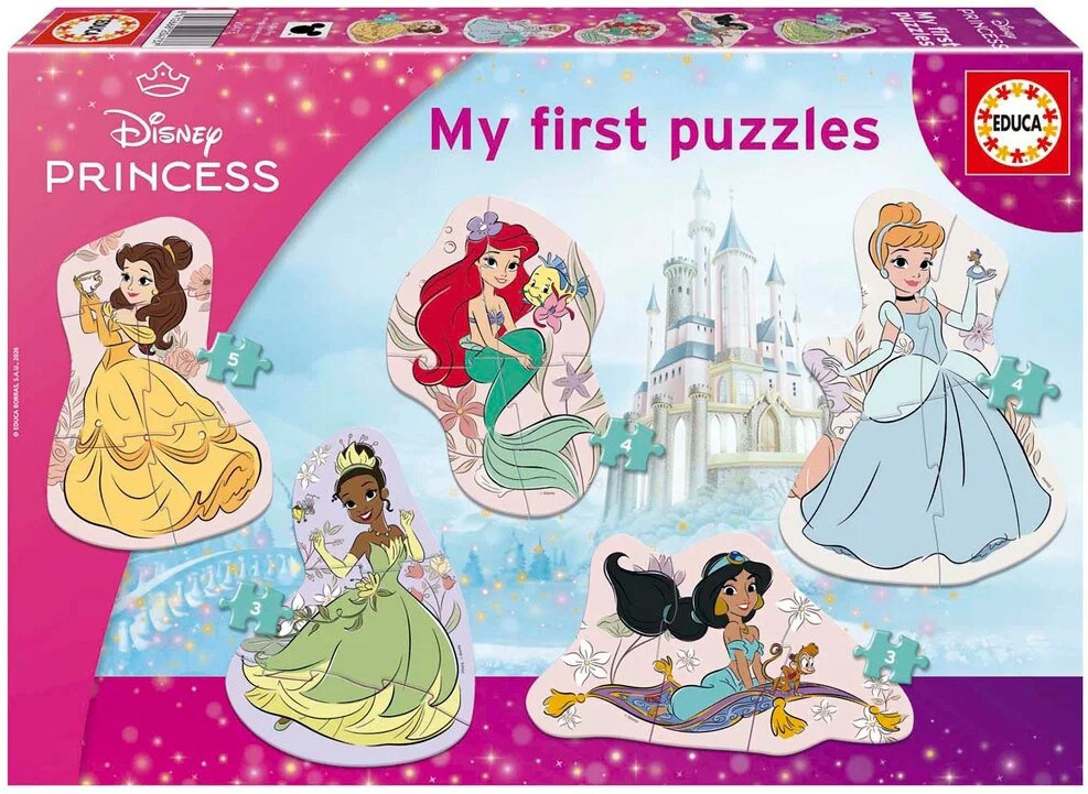 Baby: Disney prinsesser, 3 brikker