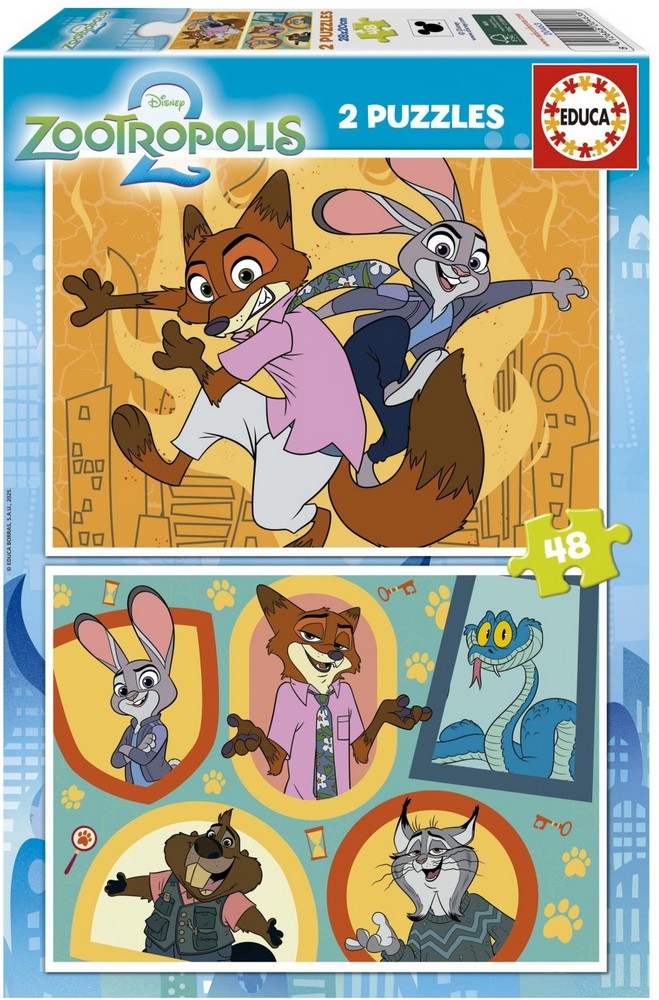 Disney: Zootropolis 2, 2x48 brikker
