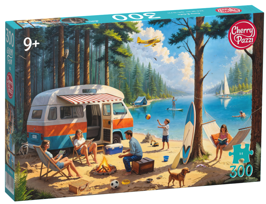 Camping ved søen, 300 brikker